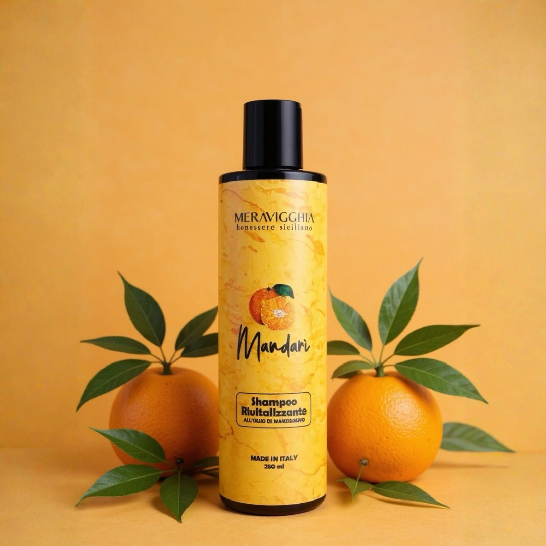 Shampoo Capelli Ricci Anti-Crespo al Mandarino 250ml