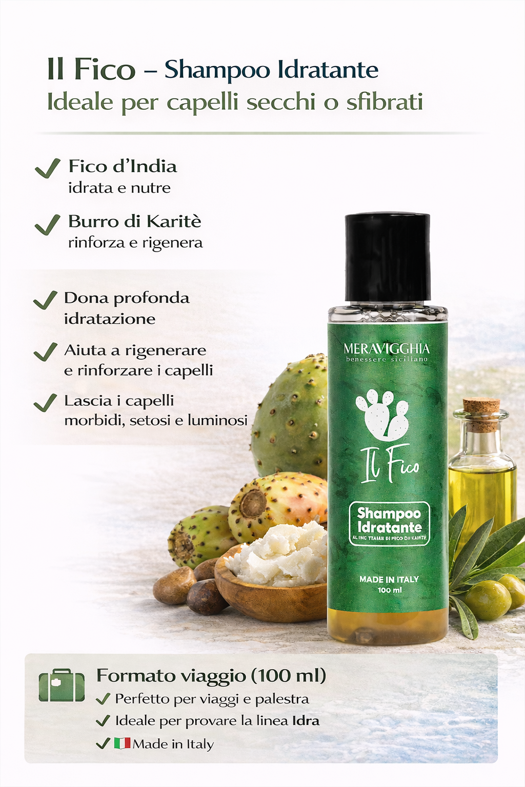 SET Shampoo Capelli Ricci + Capelli Lisci + Capelli Grassi
