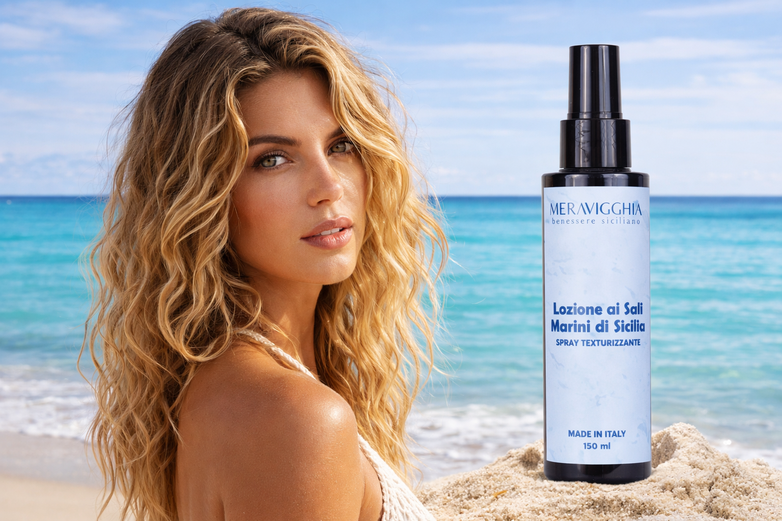 Spray Capelli al Sale Marino (Spray Sea Salt) 150ml.