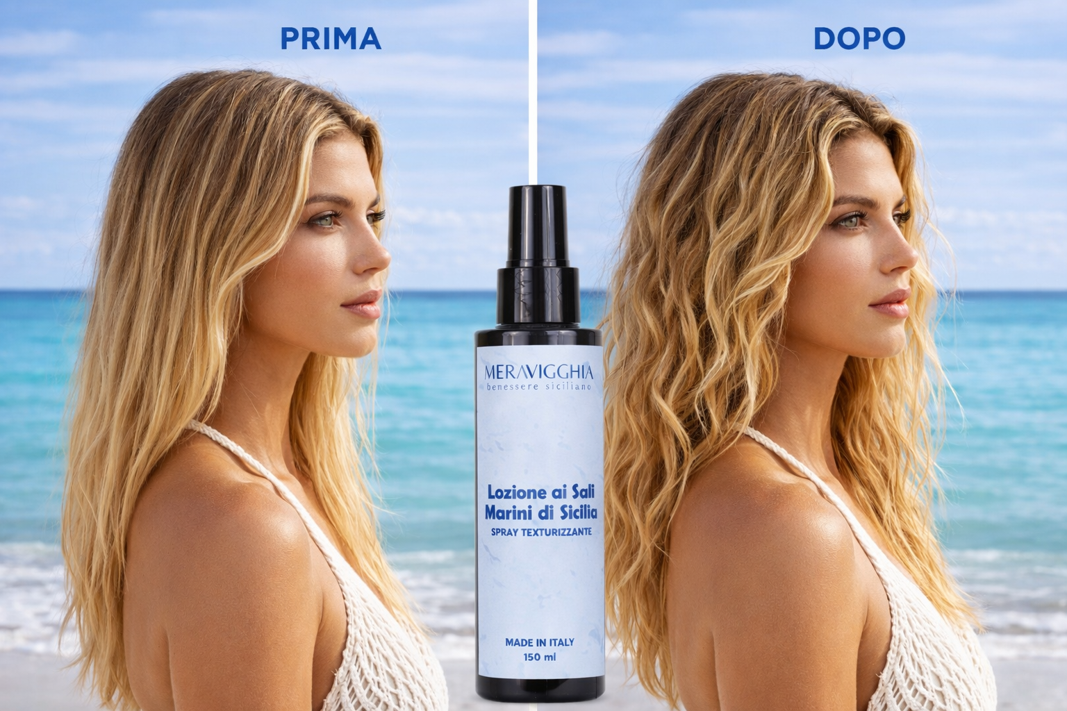 Spray Capelli al Sale Marino (Spray Sea Salt) 150ml.