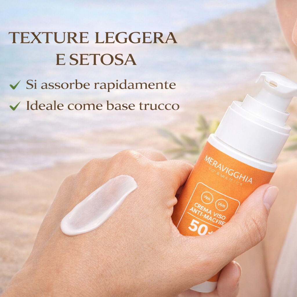 PREORDINE | Crema Viso SPF 50+ AntiMacchie 50ml