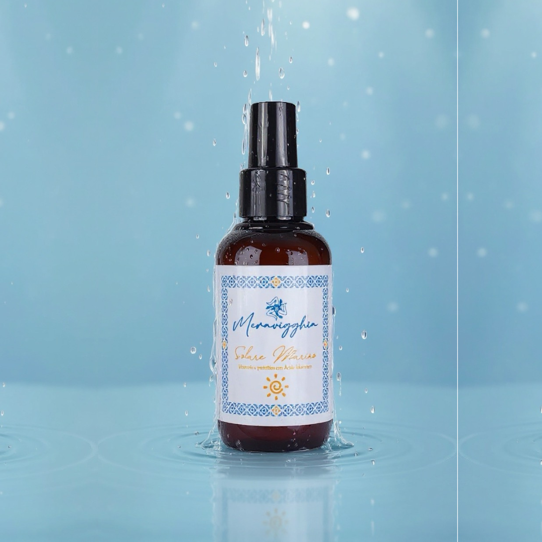 Spray Solare Capelli con Acido Ialuronico Protettivo e Idratante 100ml.