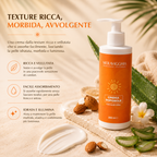 Crema Doposole Idratante Viso e Corpo con Aloe Vera e Mandorle 200ml