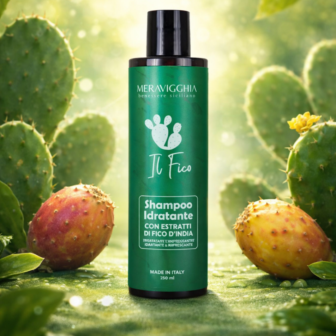 Shampoo Idratante al Fico d'India per Lavaggi Frequenti 250ml