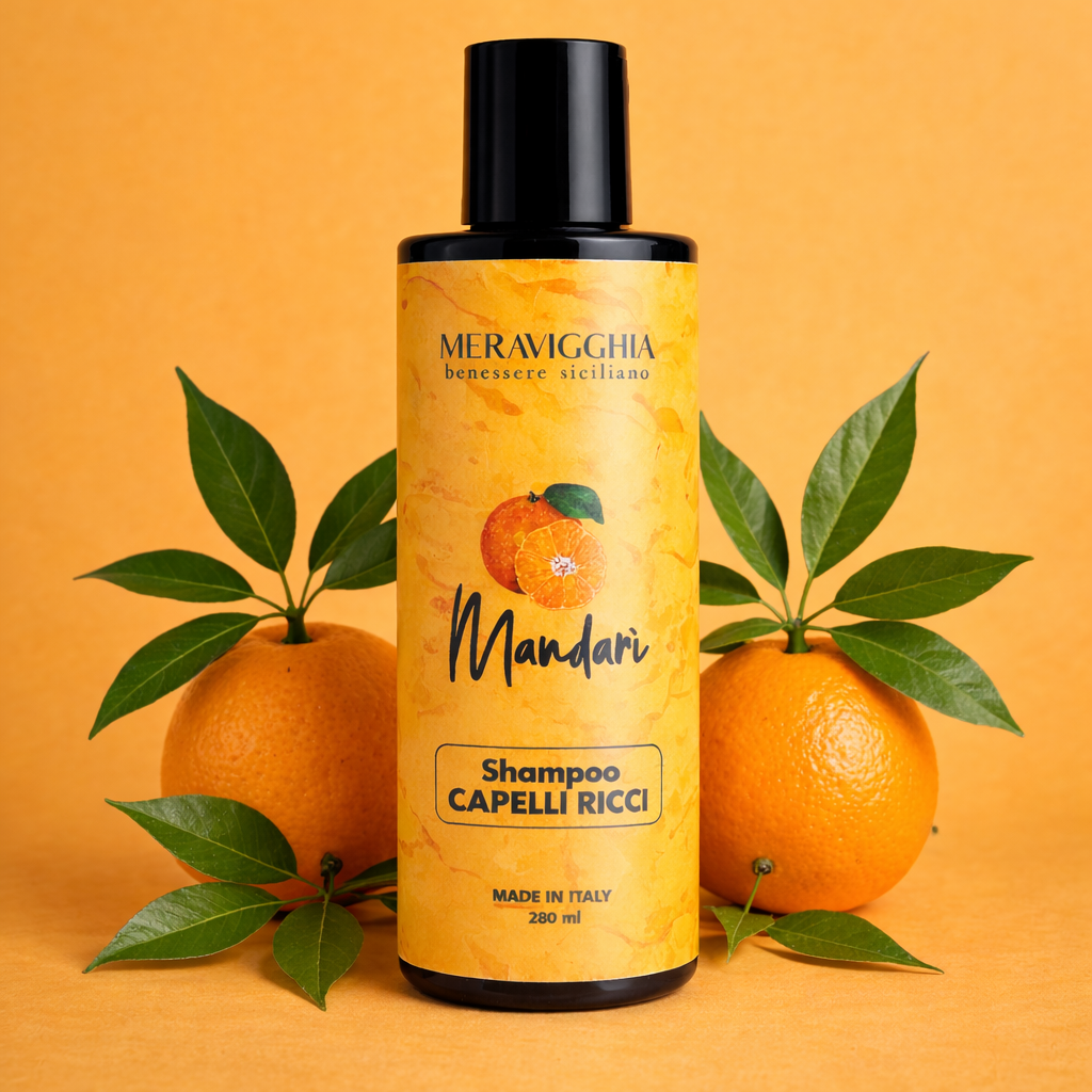 Shampoo Capelli Ricci Anti-Crespo al Mandarino 250ml