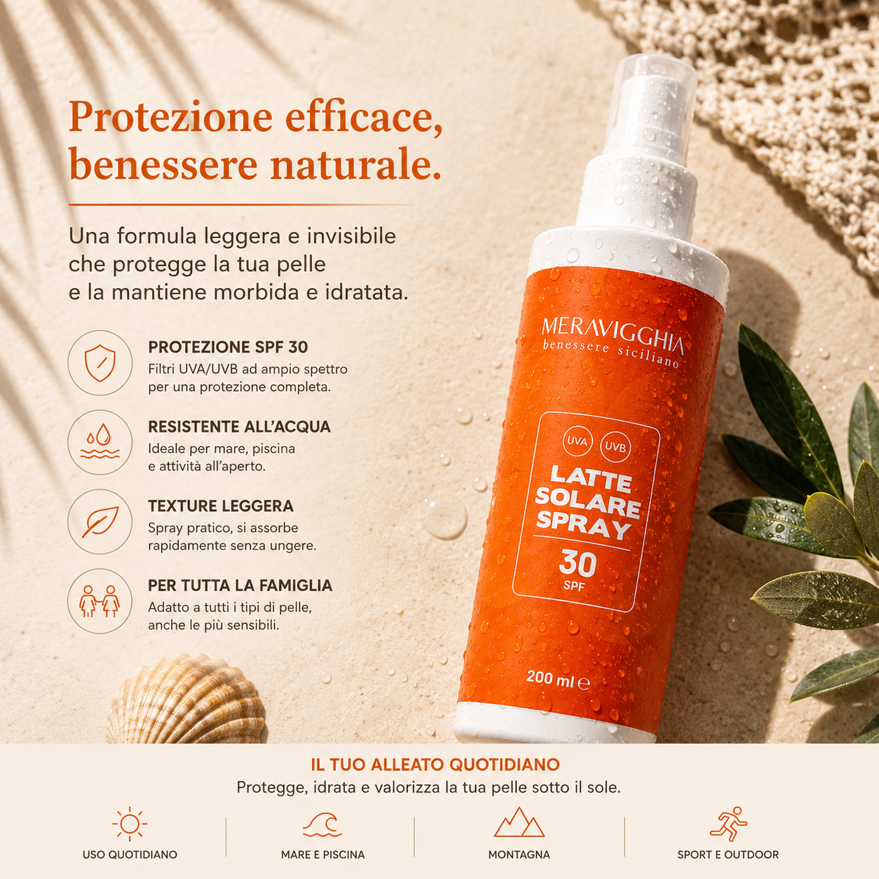 Latte Corpo SPF 30+ con Bava di Lumaca